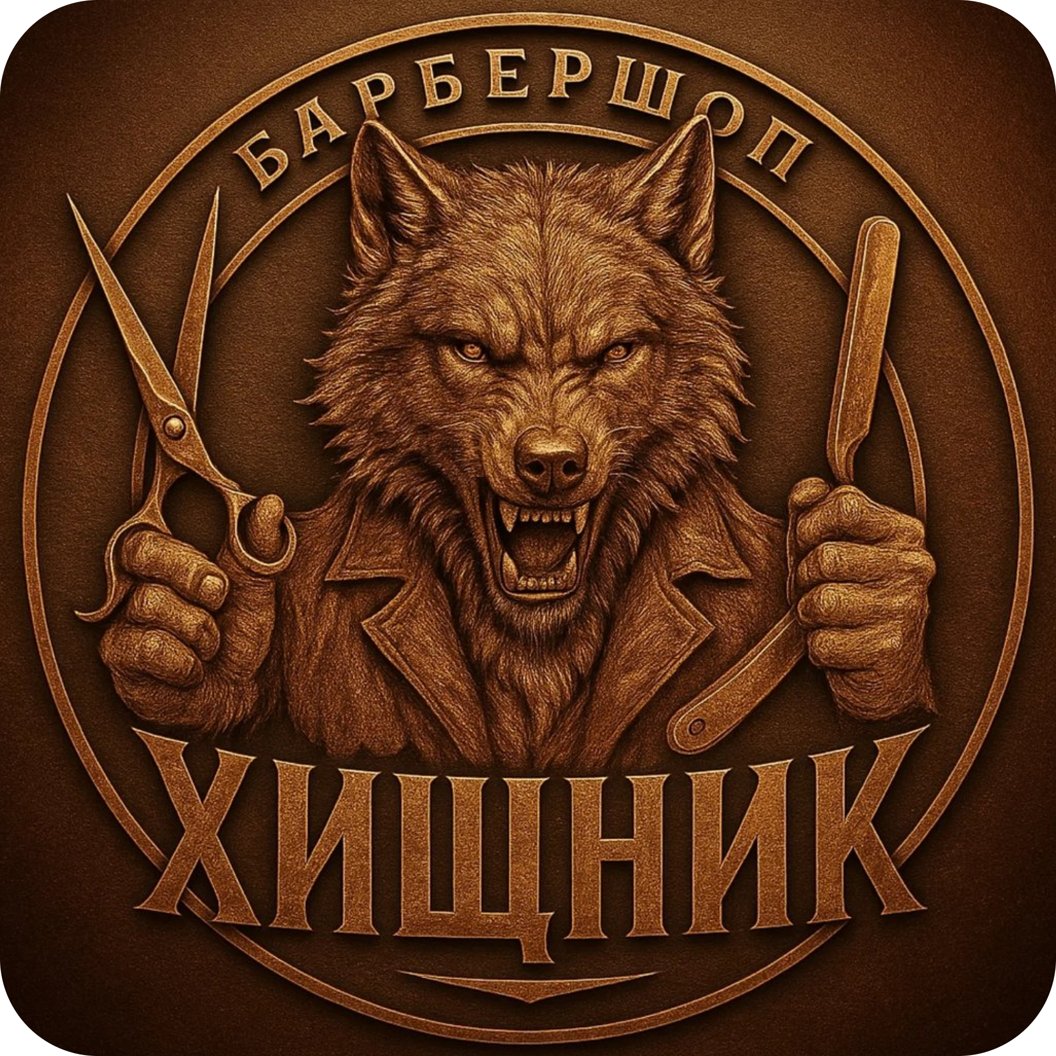 Мужская стрижка, коррекция бороды, укладка от 10р в барбершопе "Хищник"